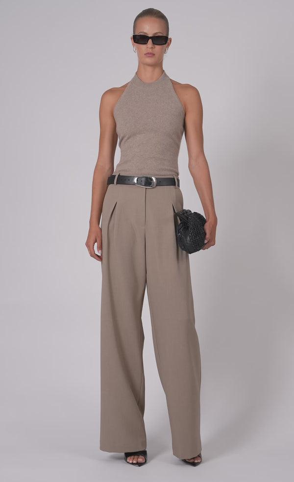 Tulsa Cashmere Halter Top Nonchalant Label
