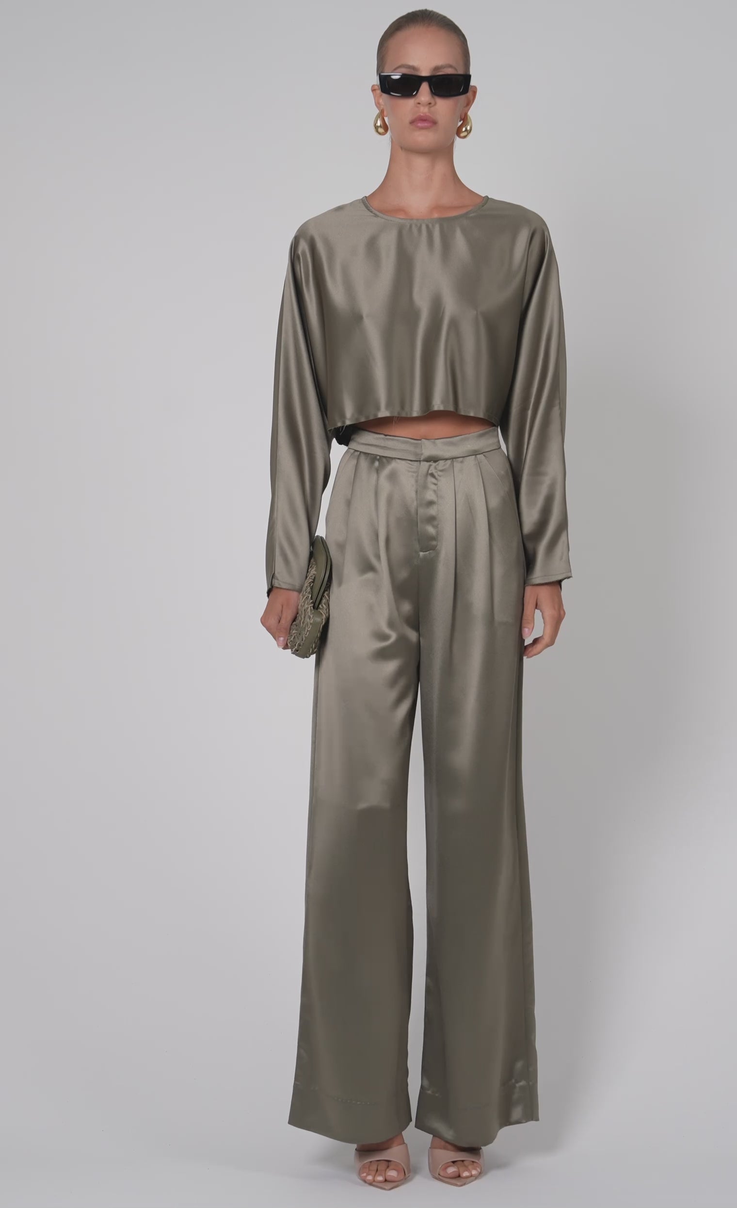 Paris Pant - Moss PANT Nonchalant Label