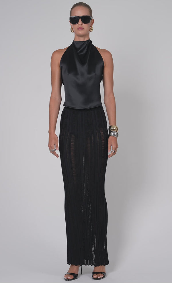 Lilia Skirt - Black Skirt Nonchalant Label