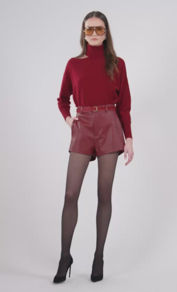 Silvi Cashmere Sweater - Ruby Sweater Nonchalant Label