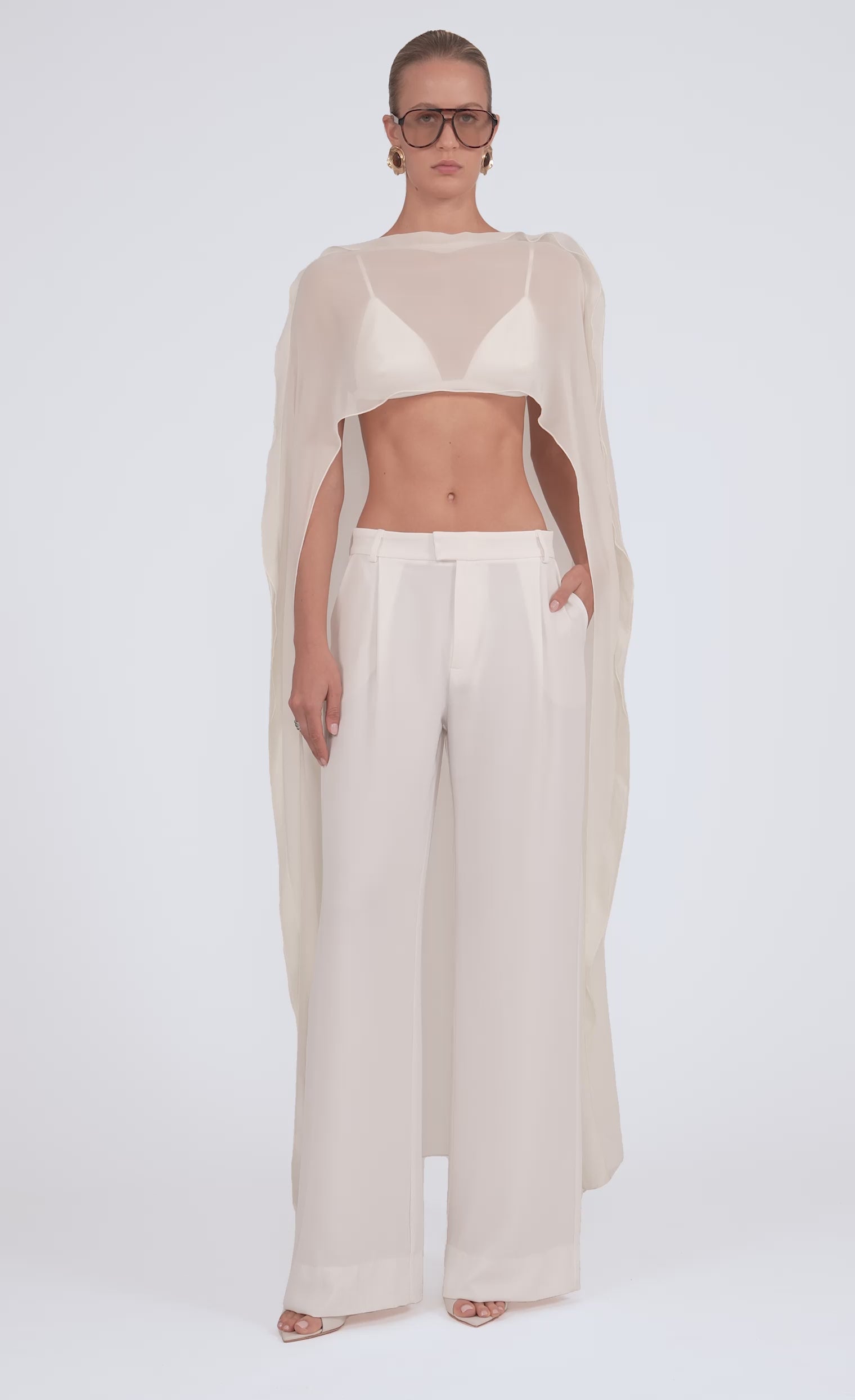 Chiara Silk Top Top Nonchalant Label