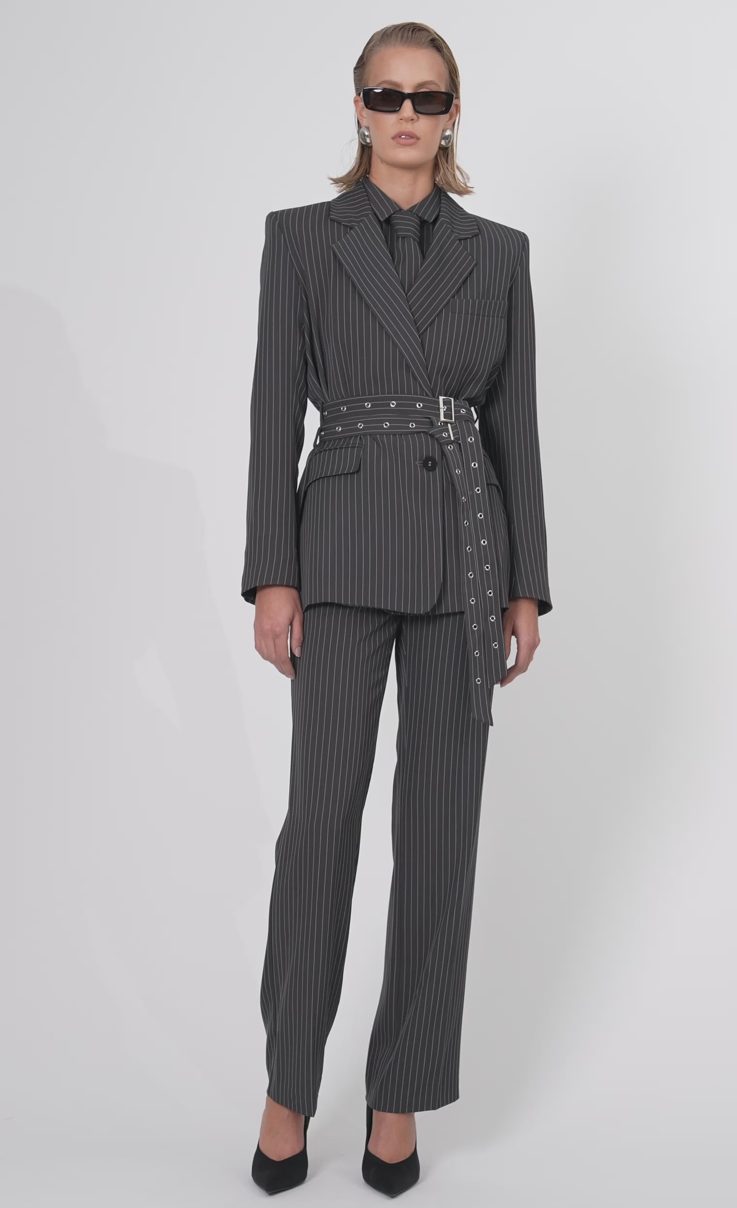 Axel Blazer - Gray Top Nonchalant Label