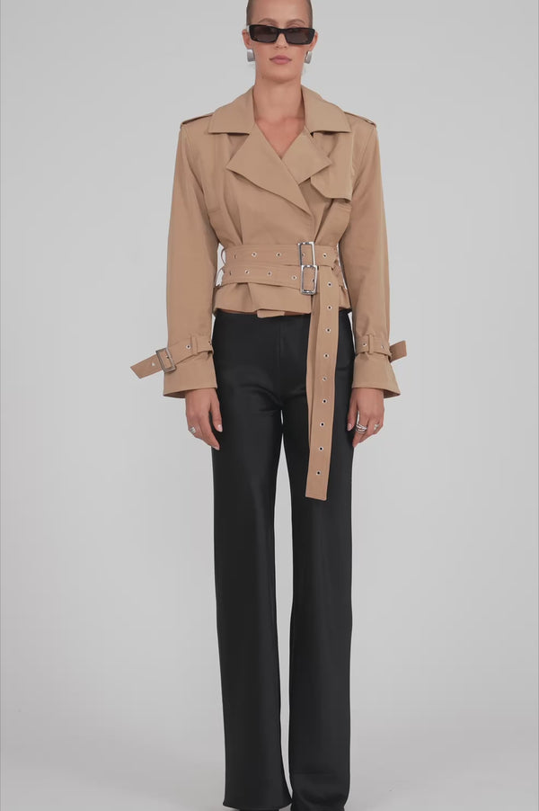 Maxie Trench Trench Coat Nonchalant Label
