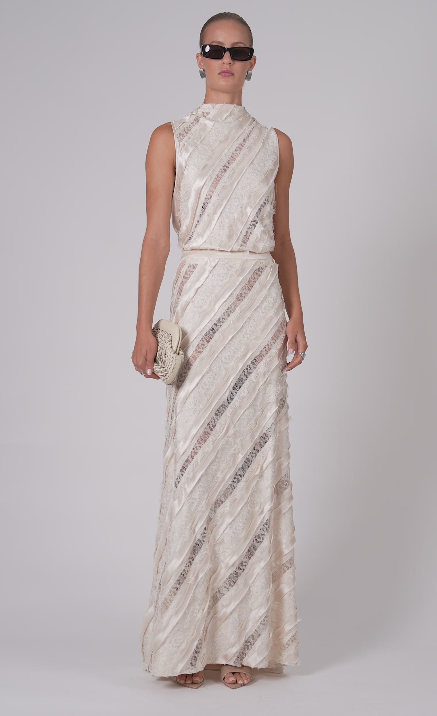 Elodie Maxi Skirt Skirt - Lace Nonchalant Label