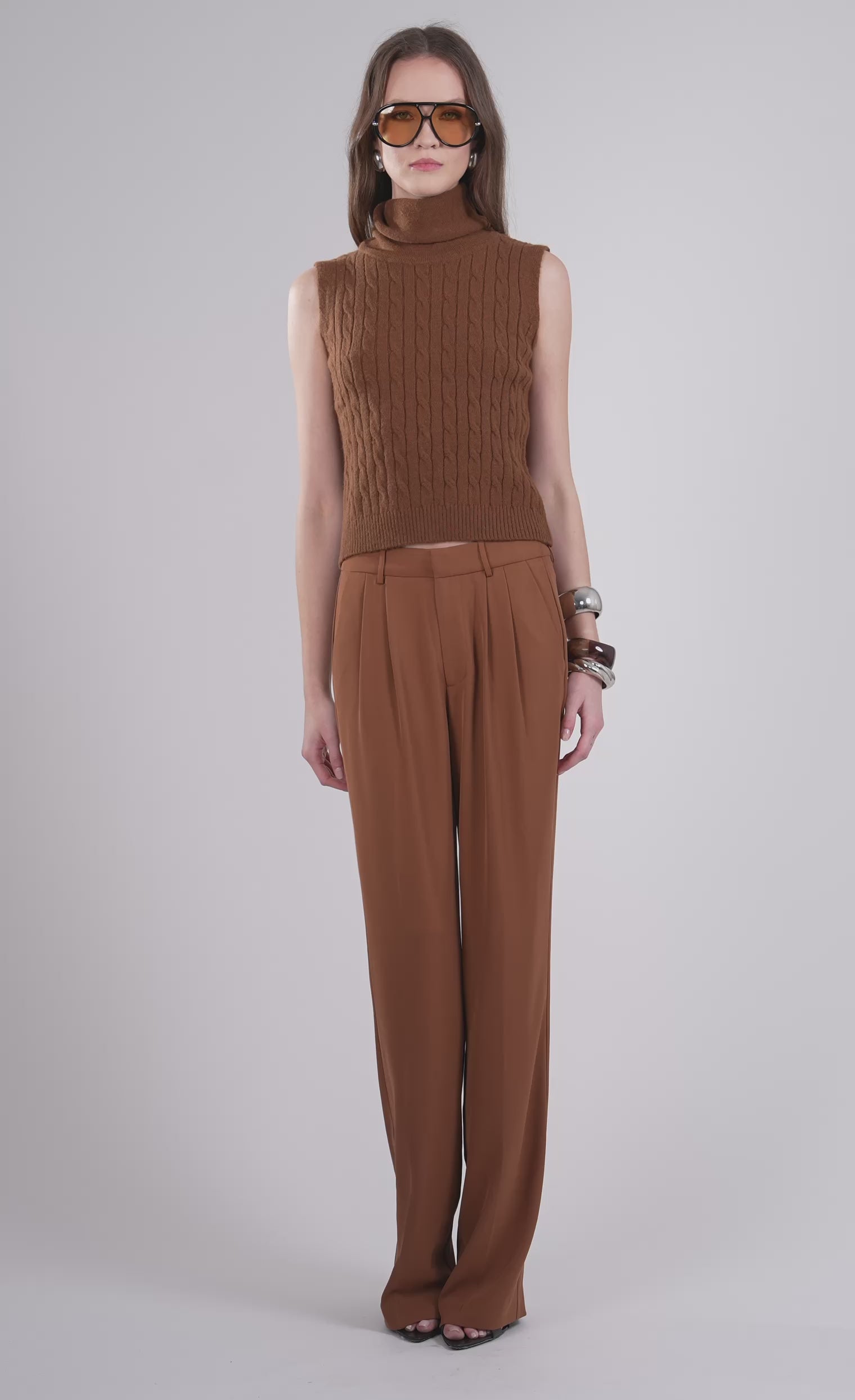 Jodie Top - Caramel Top Nonchalant Label