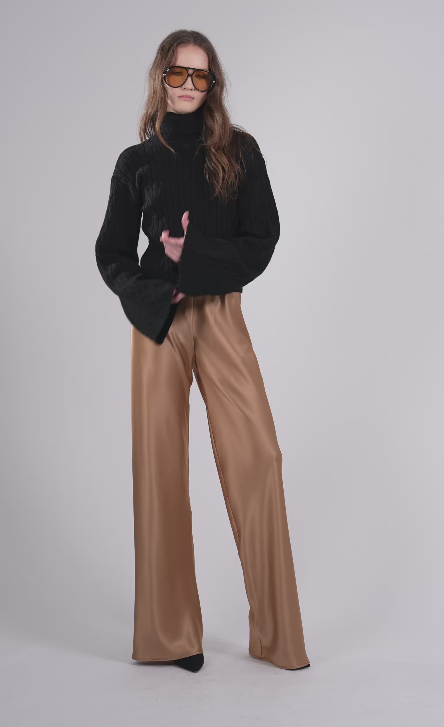 Cara Sweater - Black Top Nonchalant Label