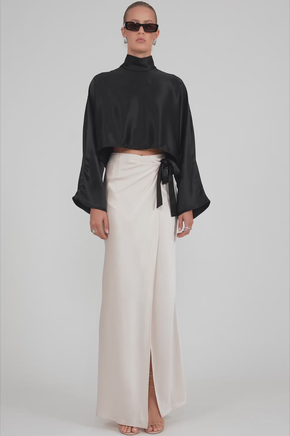 Ingrid Top - Black Top Nonchalant Label