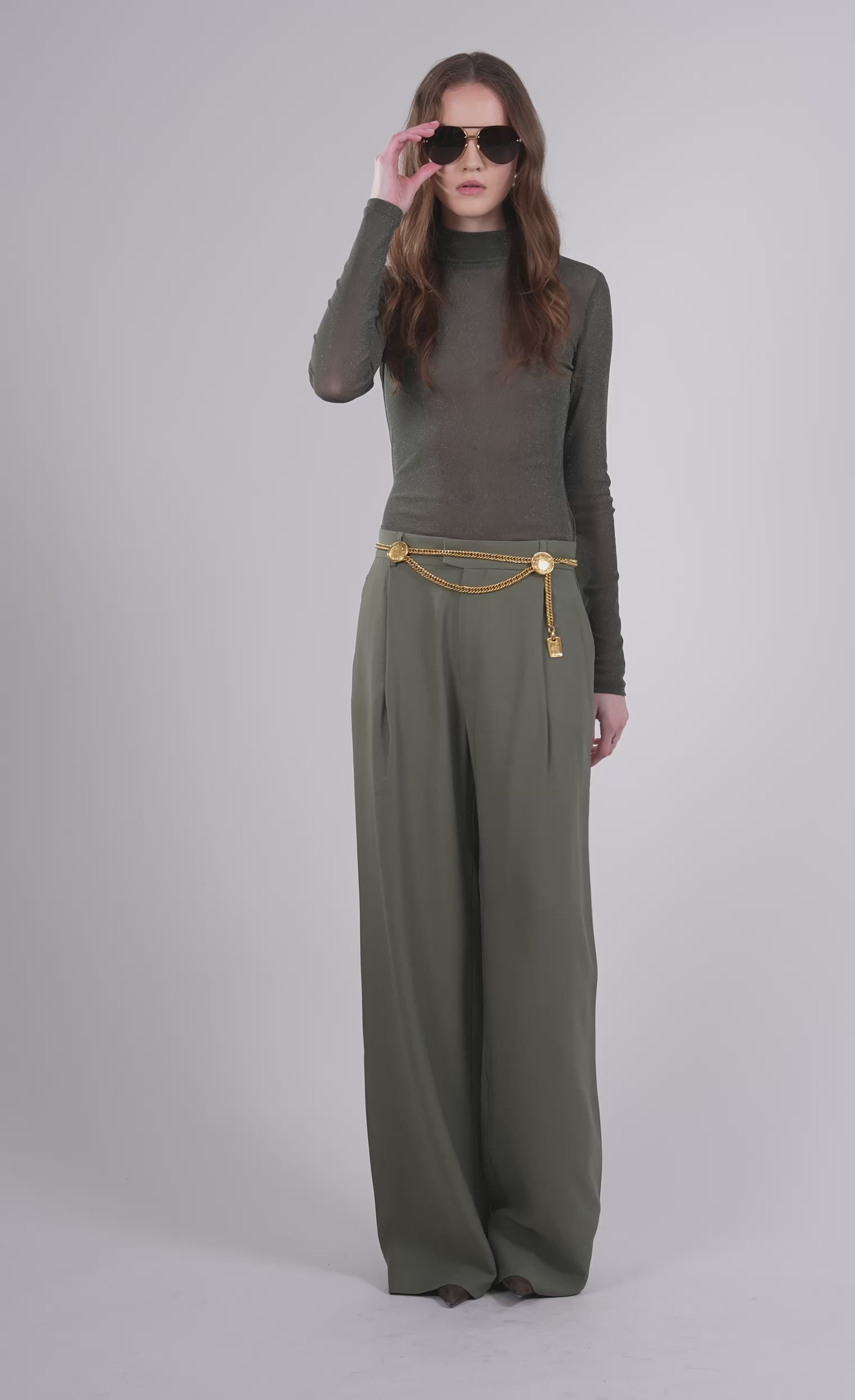 Alexis Trouser - Olive PANT Nonchalant Label