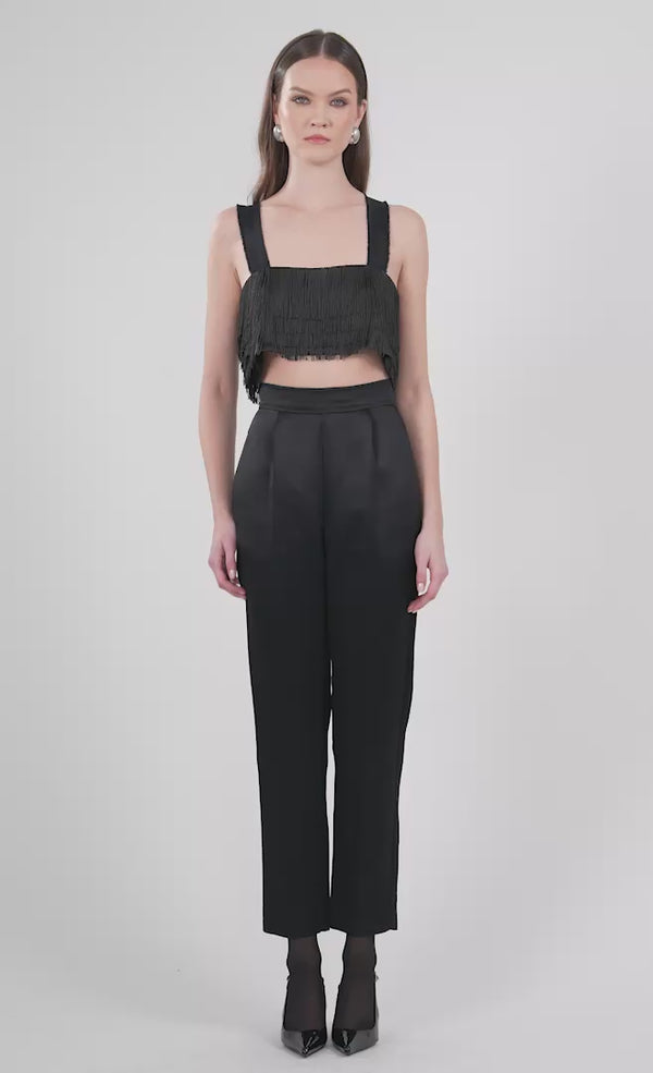Rue Crop Crop Top Nonchalant Label