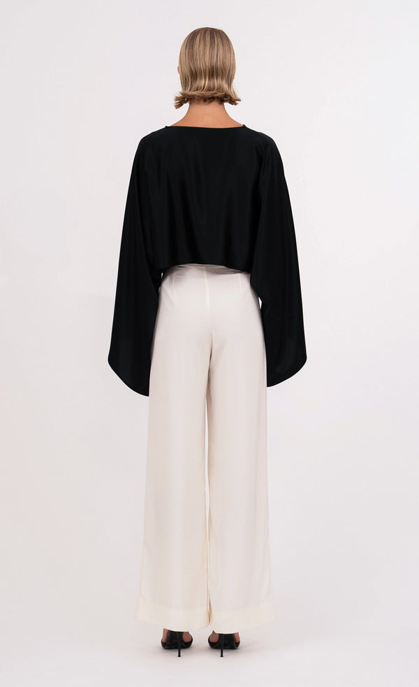 Kristin Blouse - Black Top Nonchalant Label