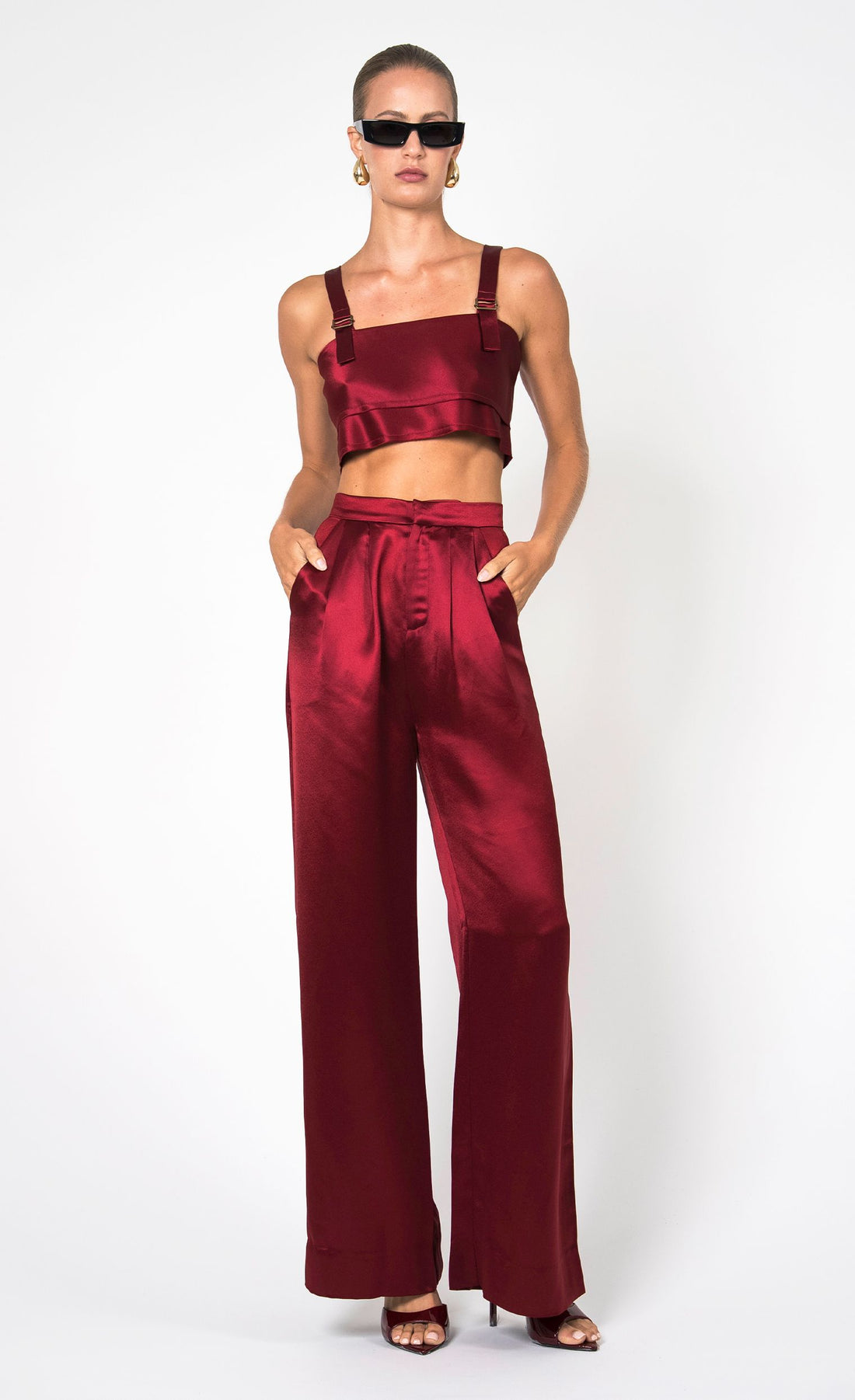 Paris Pant - Bordeaux Apparel & Accessories Nonchalant Label