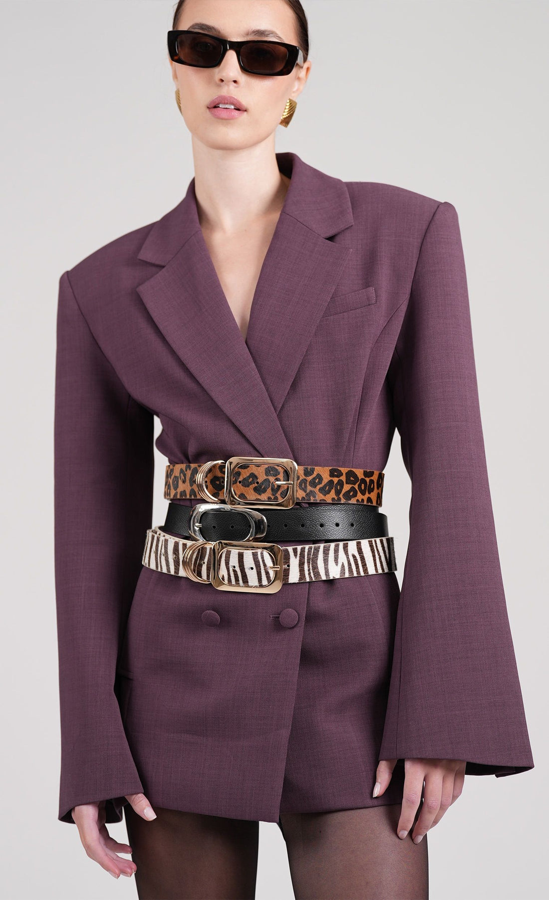 Vince Belt Belt Nonchalant Label