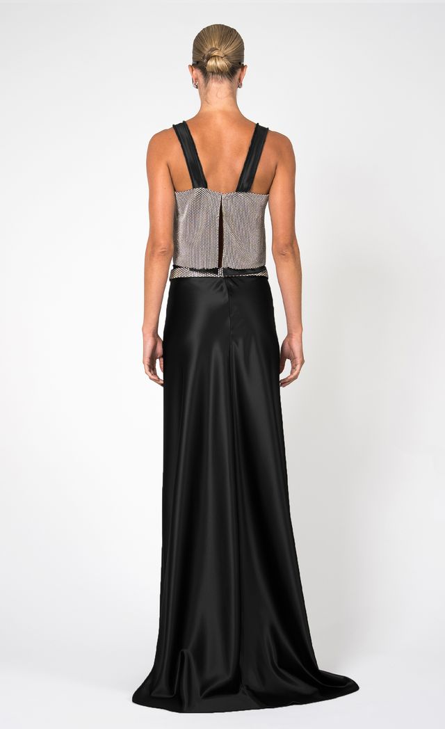 Catrina Jewel Tank - Black Crop Top Nonchalant Label