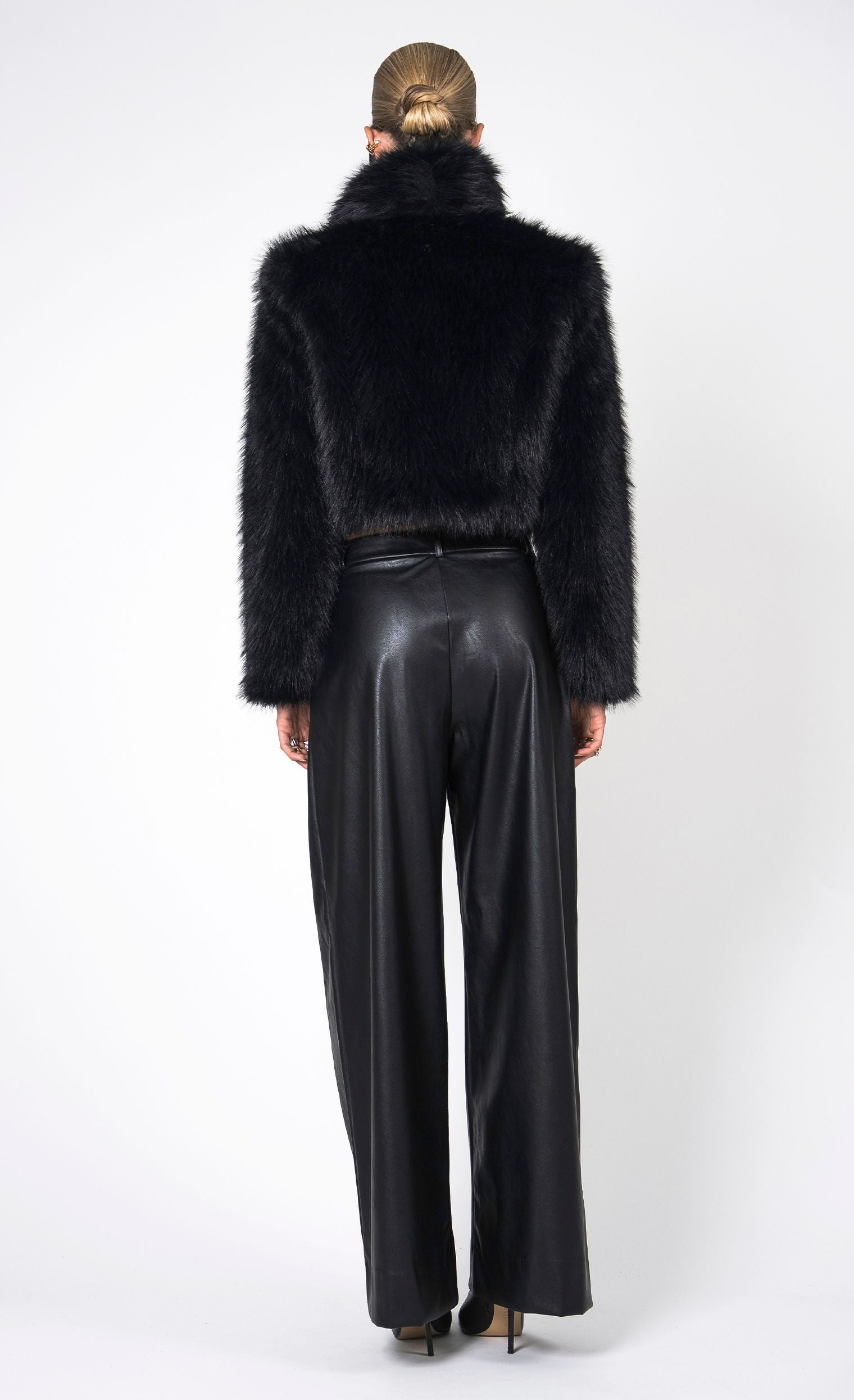 Uma Faux Fur Jacket - Black Jacket Nonchalant Label