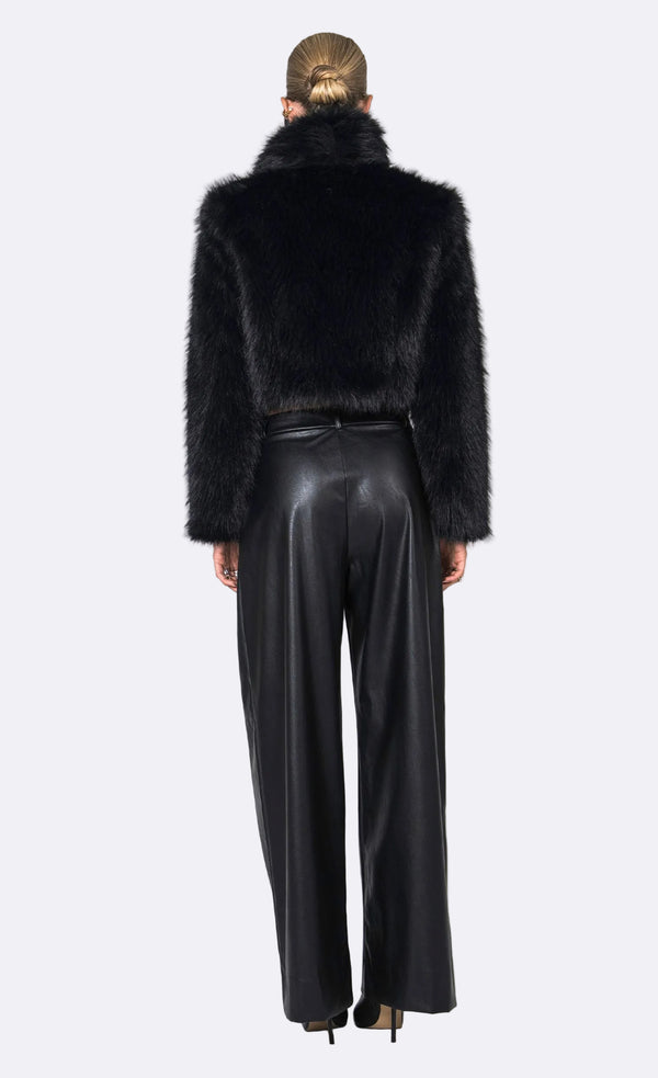 Uma Faux Fur Jacket - Black Jacket Nonchalant Label