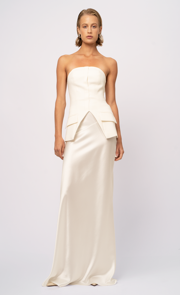 Lara Maxi Skirt - White Skirt Nonchalant Label