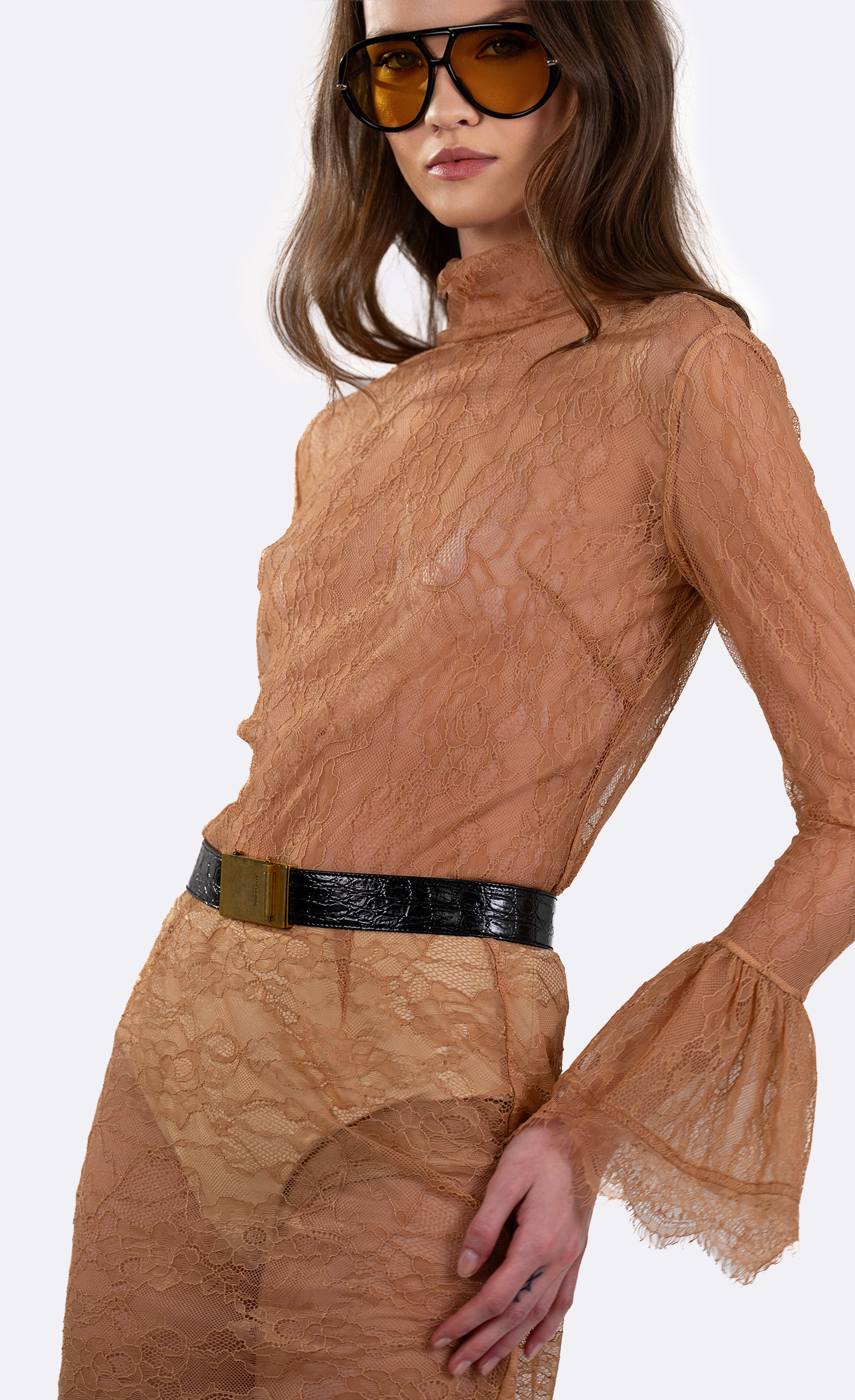 Letty Lace Top Top Nonchalant Label