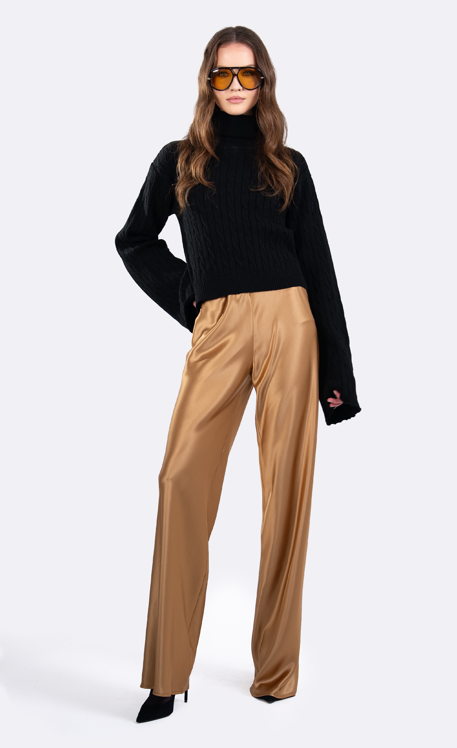 Cara Sweater - Black Top Nonchalant Label