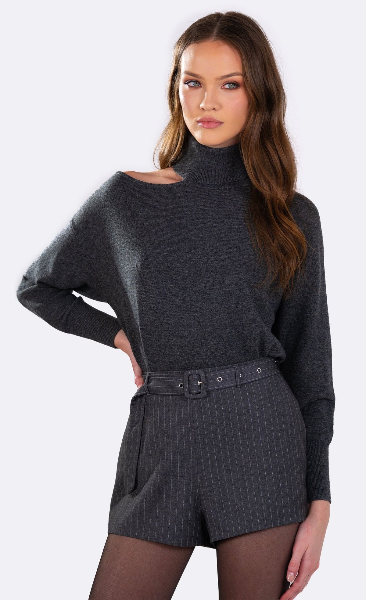 Silvi Cashmere Sweater - Gray Sweater Nonchalant Label