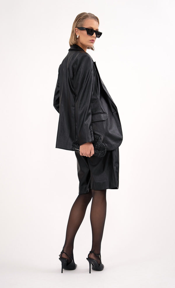 Farrell Leather Blazer Blazer Nonchalant Label