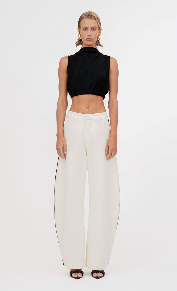 Reese Crop - Black Crop Top Nonchalant Label