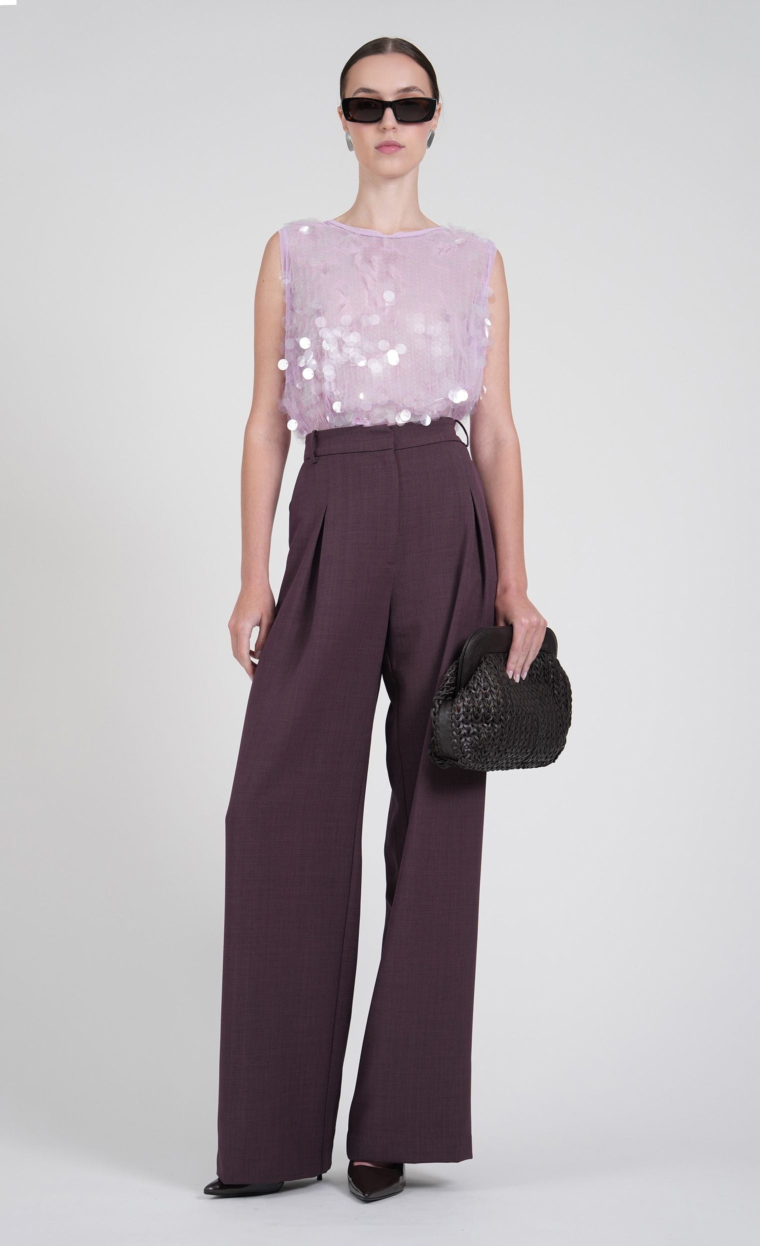 Monroe Pant - Plum PANT Nonchalant Label