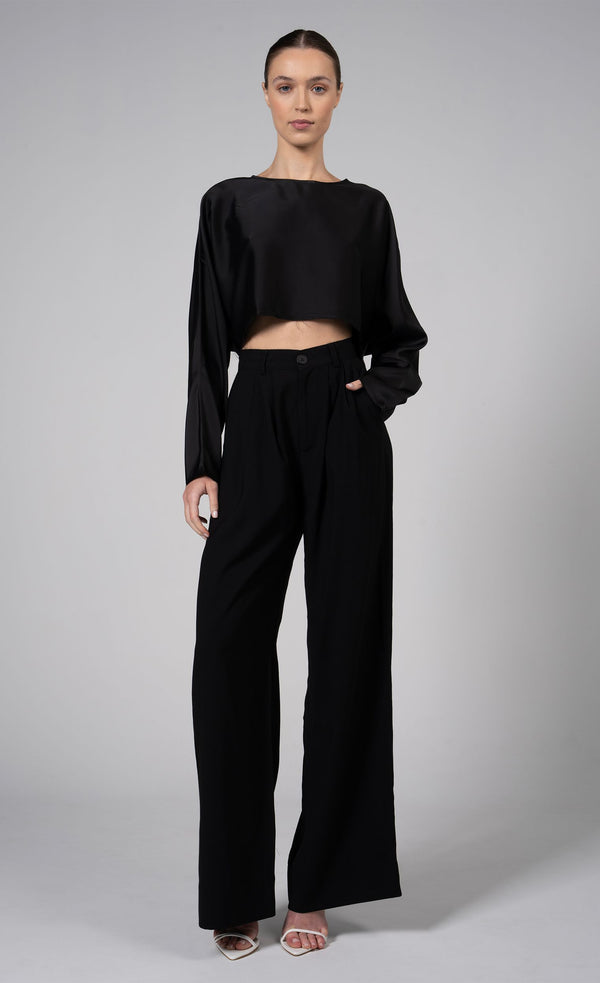 Emilia Crop - Black Top nonchalantlabel