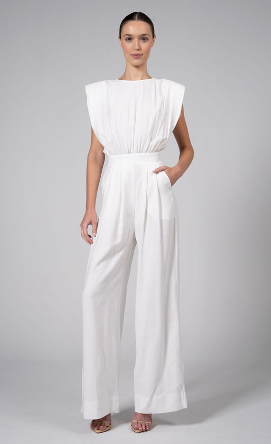 Josie Jumpsuit -  White